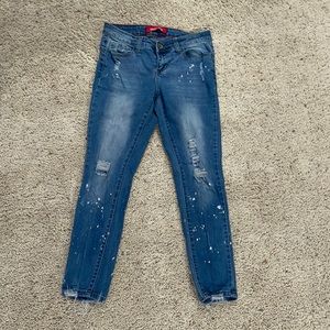 GOGO STAR ripped/bleached skinny jeans, juniors size 3